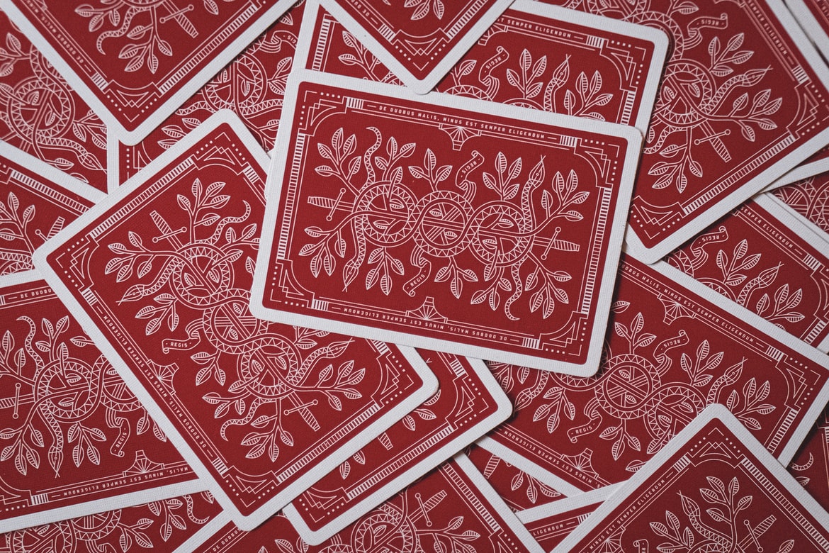 back of playing cards