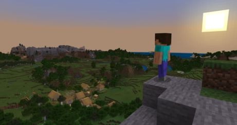 Minecraft landscape