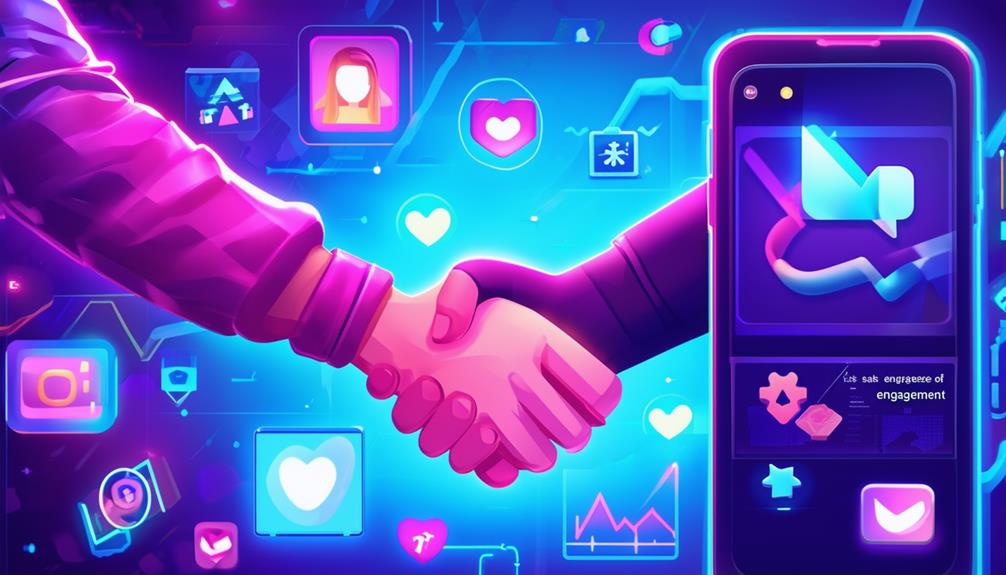 engage with social media