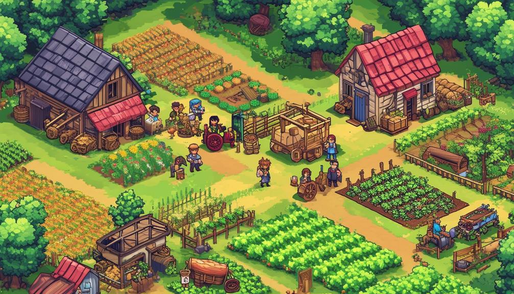 building camaraderie through farming