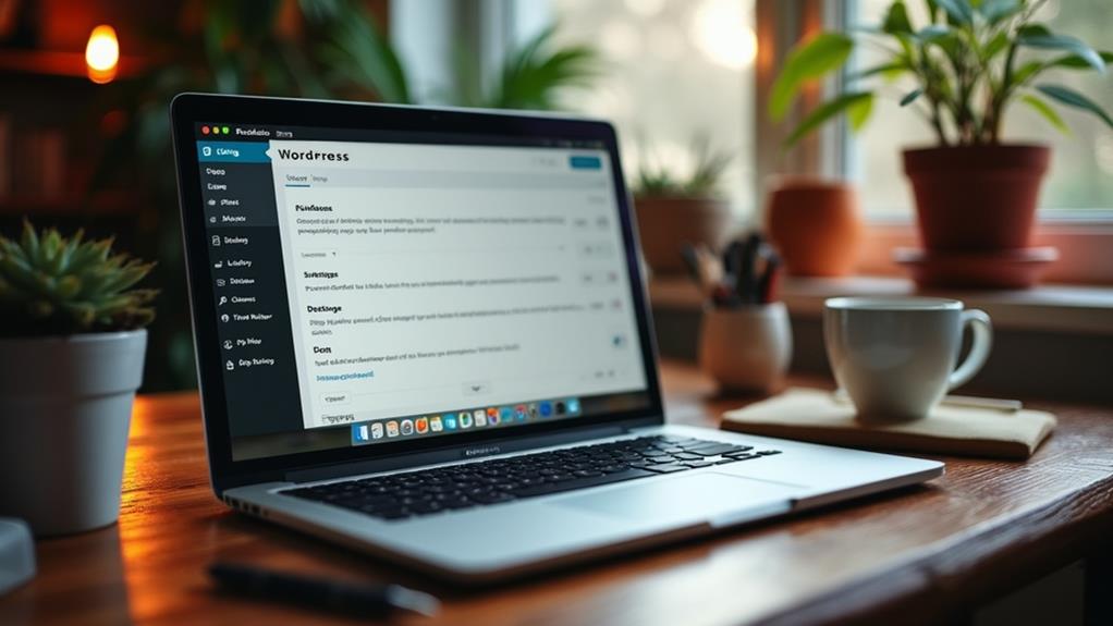 setting up your website