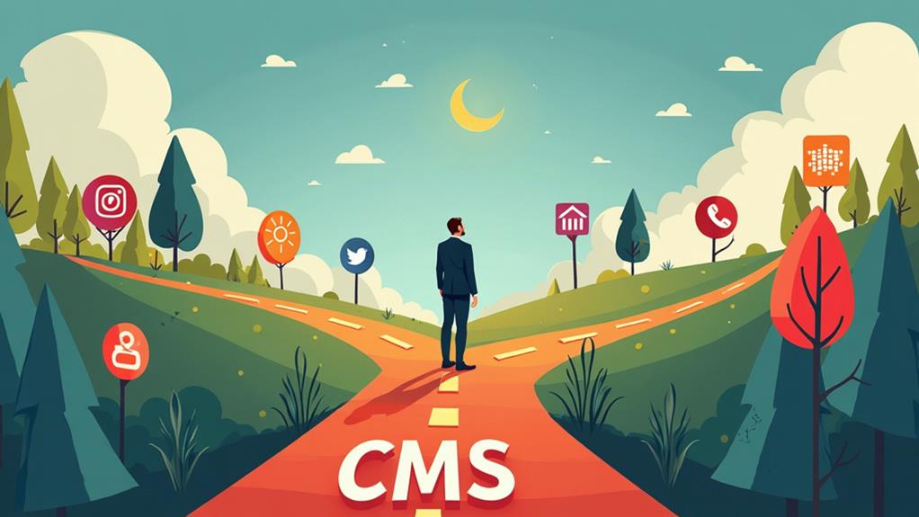 selecting appropriate content management