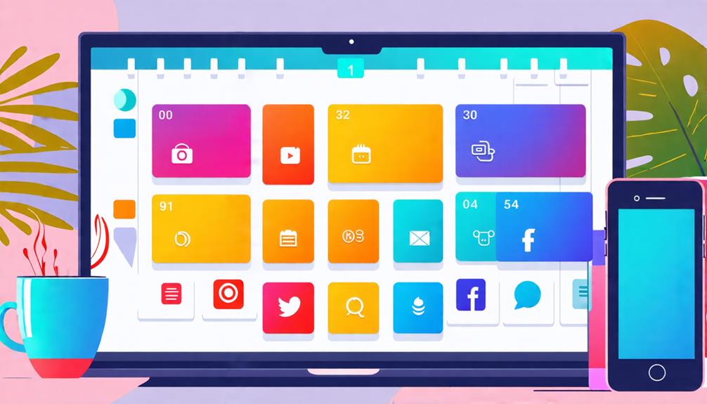 content scheduling and management