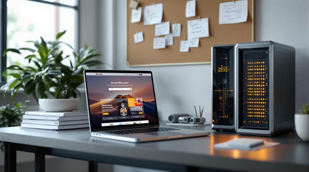 choose website domain hosting