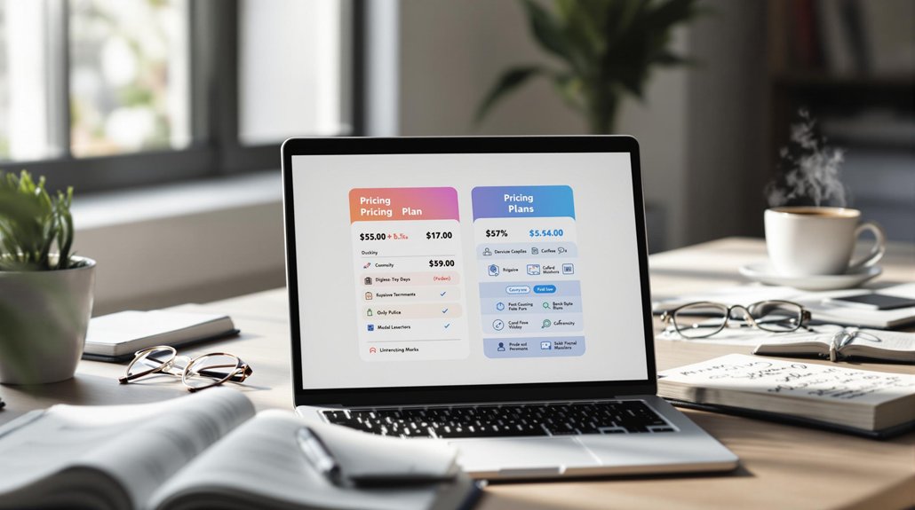 pricing plans and value
