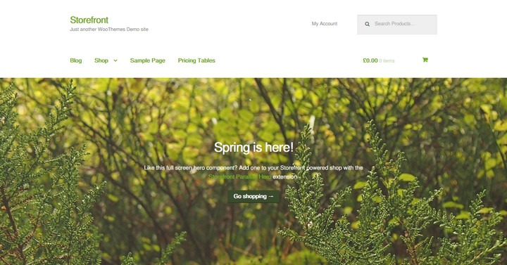 "Storefront for WooCommerce"