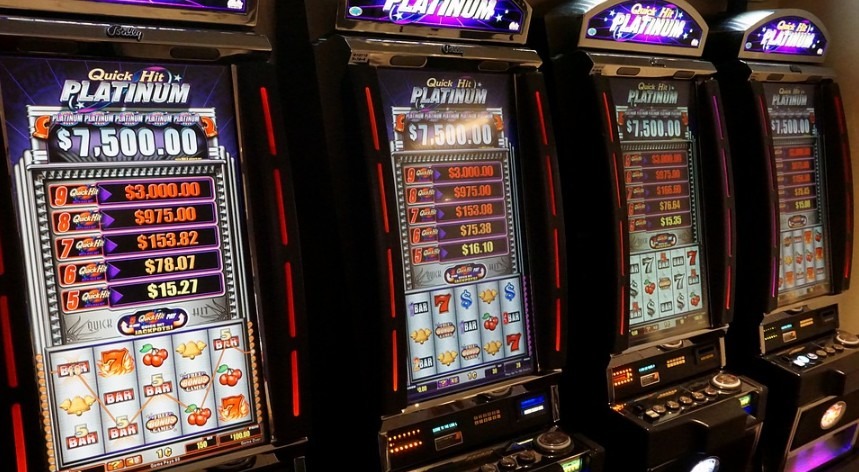slot machines in a casino