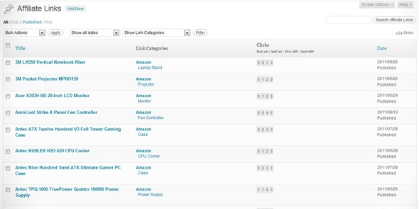 "Thirsty Affiliates WordPress Plugin"