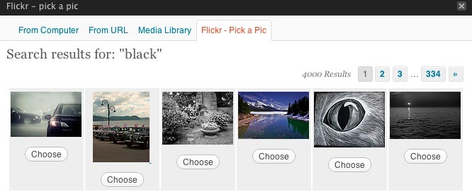 "Flickr Pick a Picture Plugin"