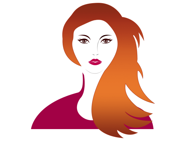 Glamorous Woman 10 red Hair
