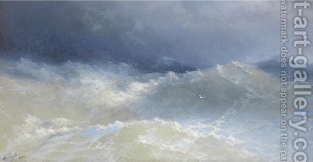 Among the Waves – Ivan Konstantinovich Aivazovsky