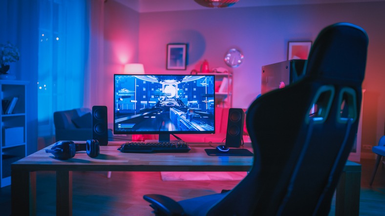 A gaming desktop