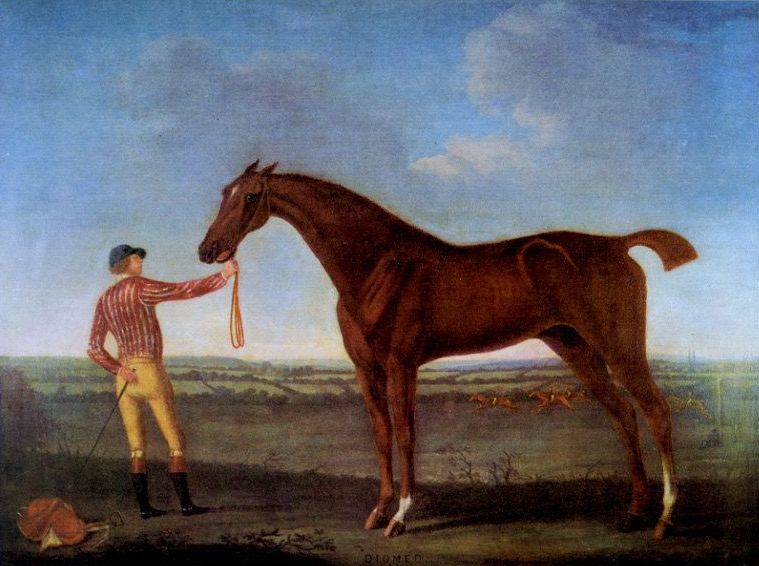 painting of Diomed, the first Epsom Derby winner
